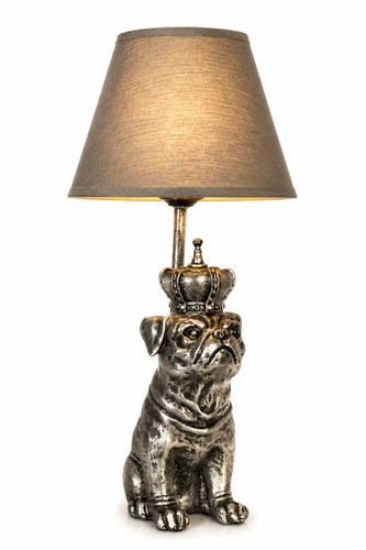 Lampe mops figur - mops,