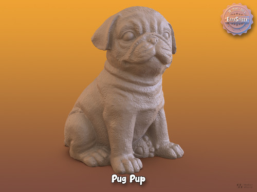 Mops welpe figur deko statue - welpe,