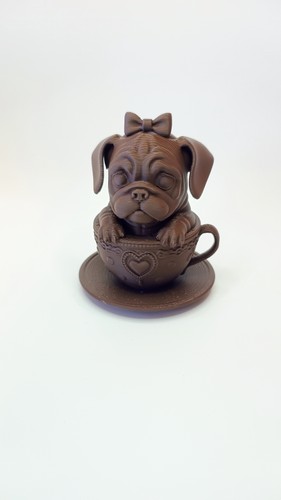 Süsser mops tasse - in, mit