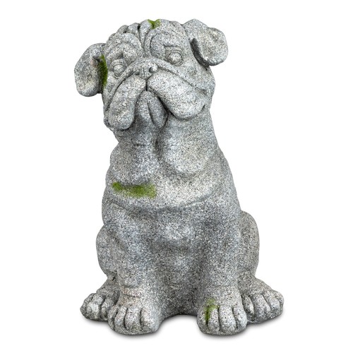 Hund sitzend mops - hund, cm