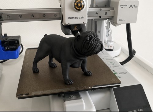 Mops figur minimalistisch deko - minimalistisch,