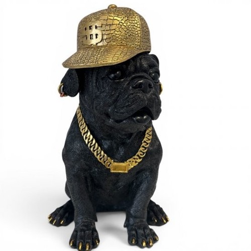 Hund mops mit - hund, deko