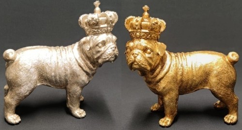 Silber goldfarbene mops - goldfarbene,