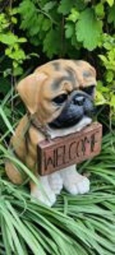 Deko garten figur mops - ,