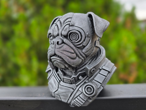 Cyberpsycho mops büste figur - cyberpsycho,