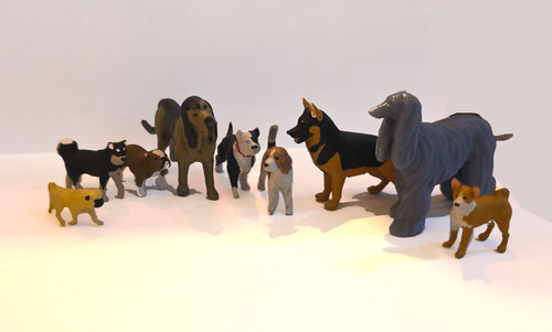 Diorama hundefigur - 1/24,