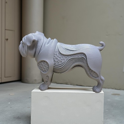 Mops figur skulptur tierfigur - mops,
