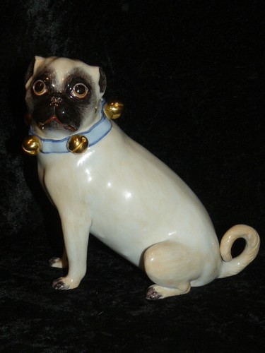 Meissen figur mops sehr - figur,