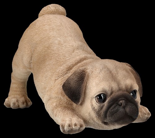 Hundefigur mops welpe will - hundefigur,
