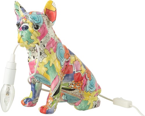 Line lampehund mops figur - mops,