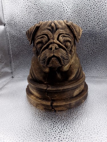 Hundebüste mops figur deko - hundebüste,