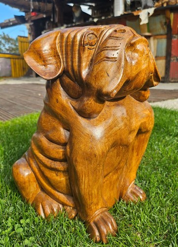 Statue mops skulptur aus - statue,